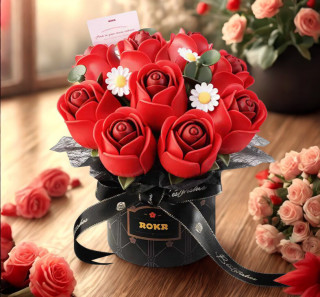 Strauß roter Rosen